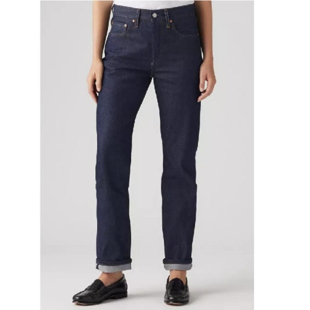 WEEKDAY Mid Rise Indigo Jeans size W27/L30